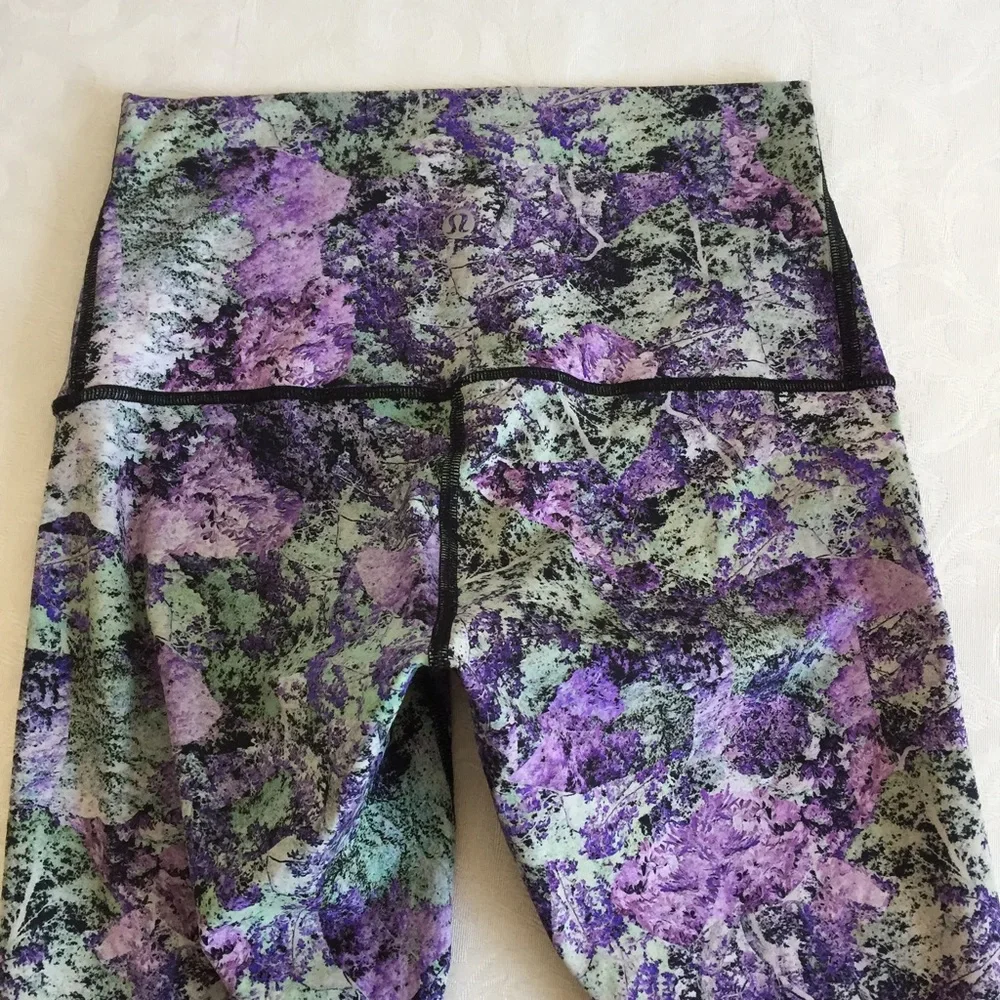 Lululemon Wunder Under Hi-Rise Tight Nulux Vivid Vision Multi Black